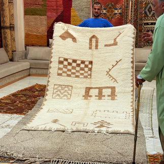 Rugs at Château des Souks in Marrakech