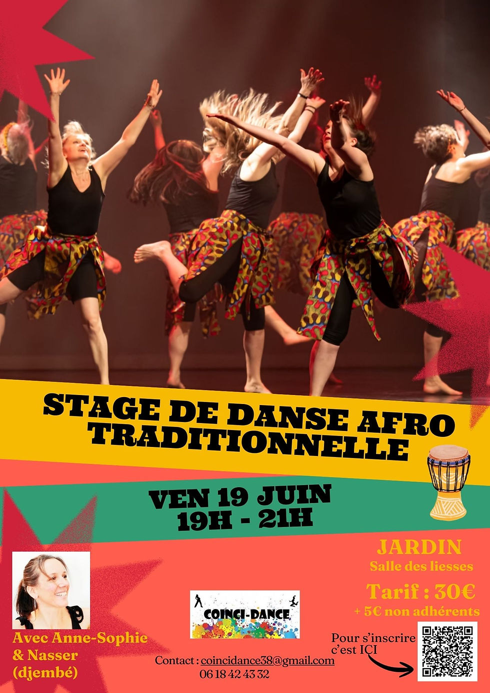 Stage Danse Africaine sur Percussion