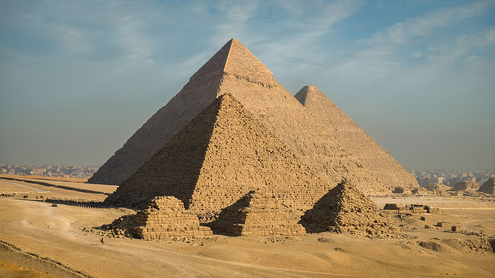 The Great Pyramids of Giza, Egypt