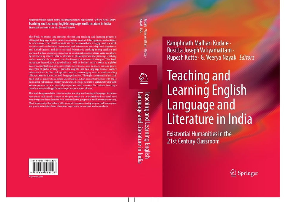 New Release: Teaching and Learning English Language and Literature in India