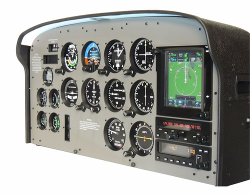 FSW Convertible Instrument Panel Overlay - Analog with Garmin