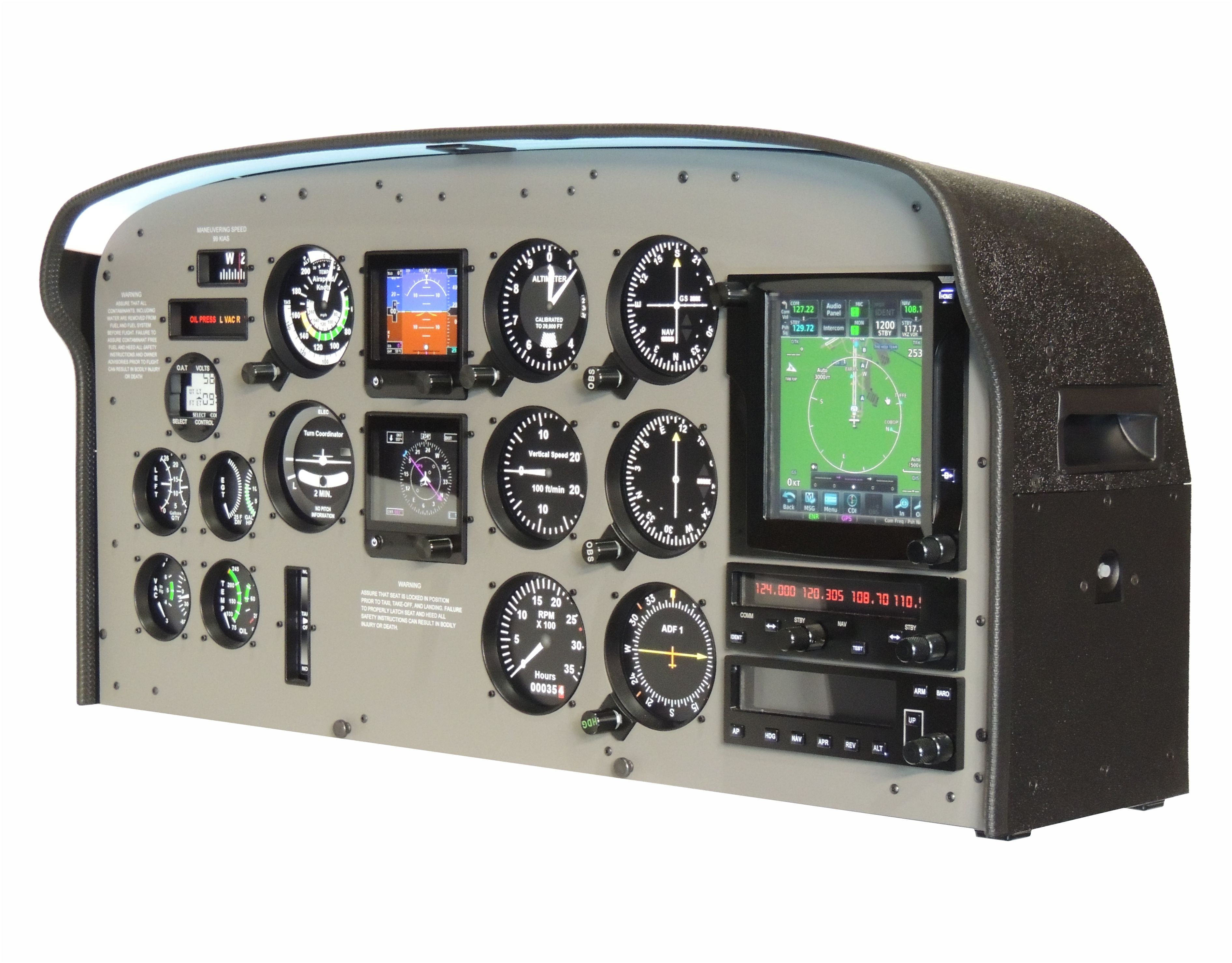 FSW Convertible Instrument Panel - Hybrid Garmin-style Dual G5s and GTN 750