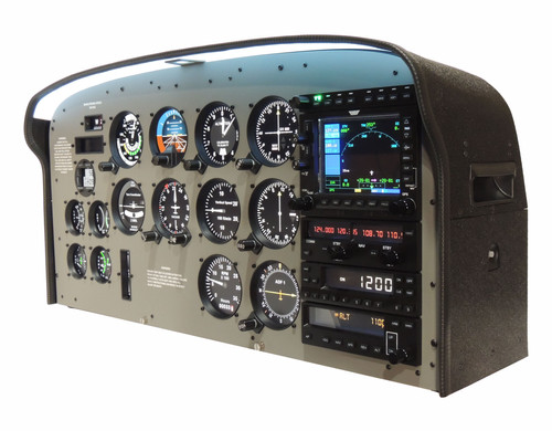 FSW Convertible Instrument Panel Overlay - Analog with Garmin