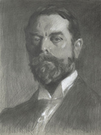 Luis Alvarez roure. A study on John Singer Sargent. Self-Portrait