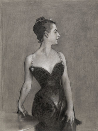 Luis Alvarez roure. A study on John Singer Sargent. Madam X