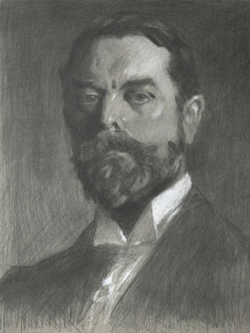 Luis Alvarez roure. A study on John Singer Sargent. Self-Portrait
