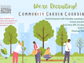 We're Recruiting! Community Garden Coordinator