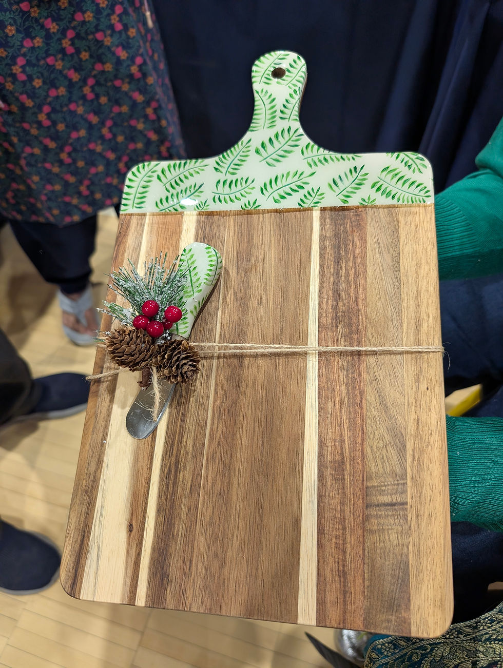 Holiday themed cheese board collection