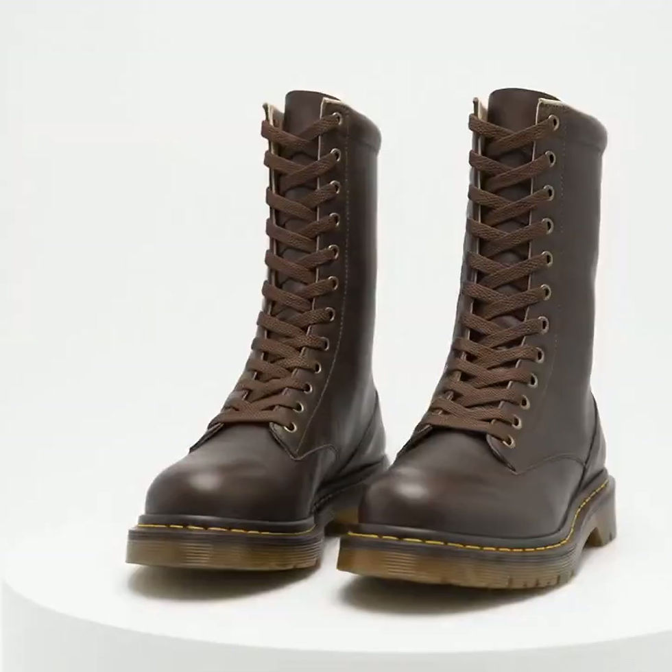 Miniatura: Bota Brío en Cuero Genuino para Dama Color Café - Pasos de Ángel