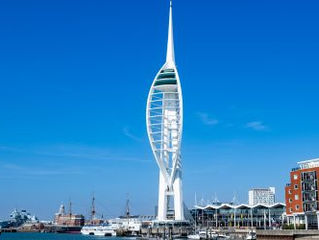 Iconic Spinnaker Tower in Portsmouth
