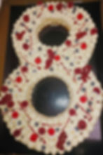 Miniature : Number cake vanille fruits rouges 