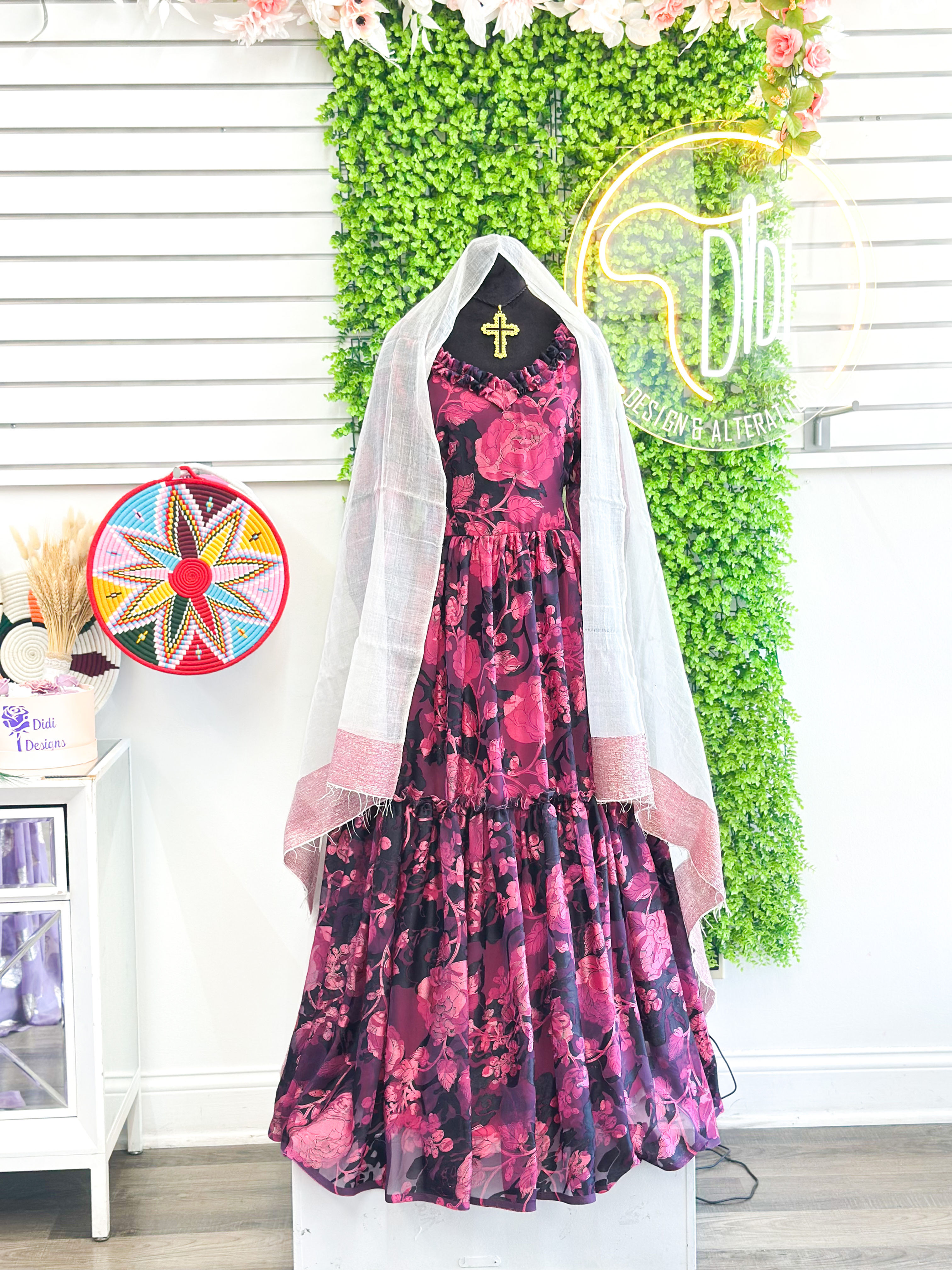 DiDi Shade of fuchsia dress