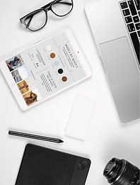 Media by Maiya Branding guide on tablet on desk