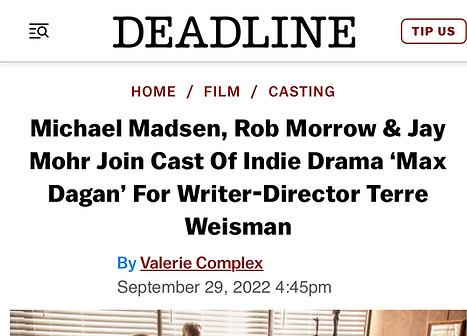 Lindsey Dresbach mention in Deadline