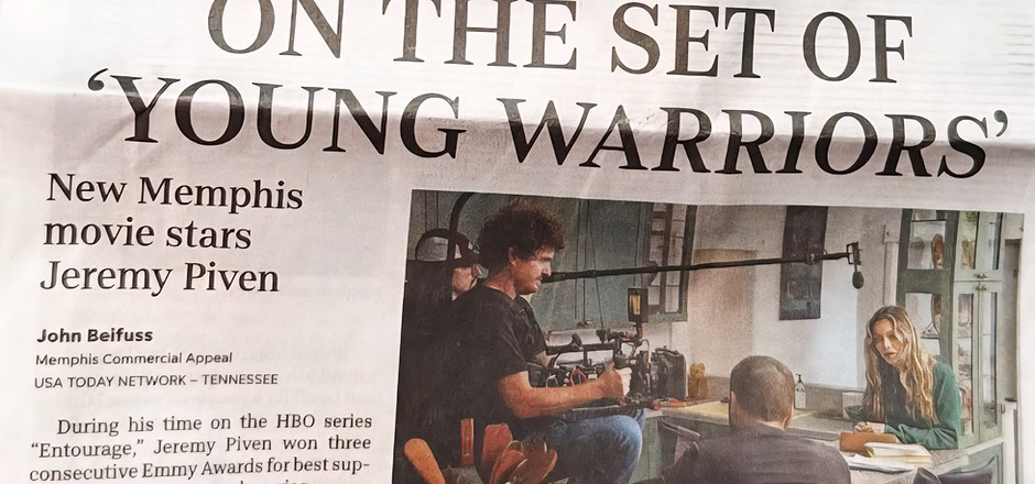 Lindsey Dresbach and Jeremy Piven in Young Warriors