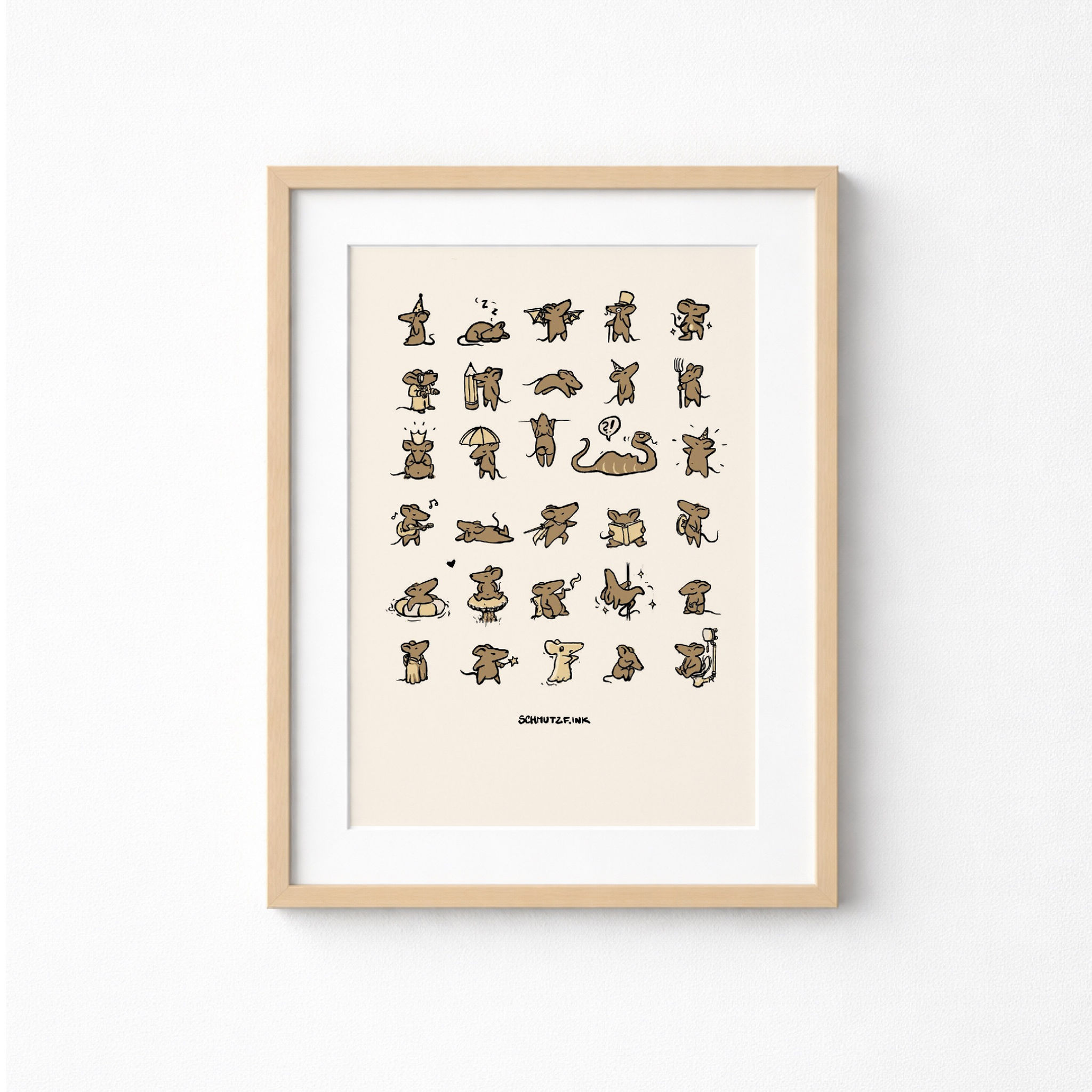 30 Mäuse Print A4