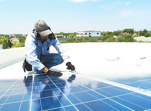 Reparación del panel solar
