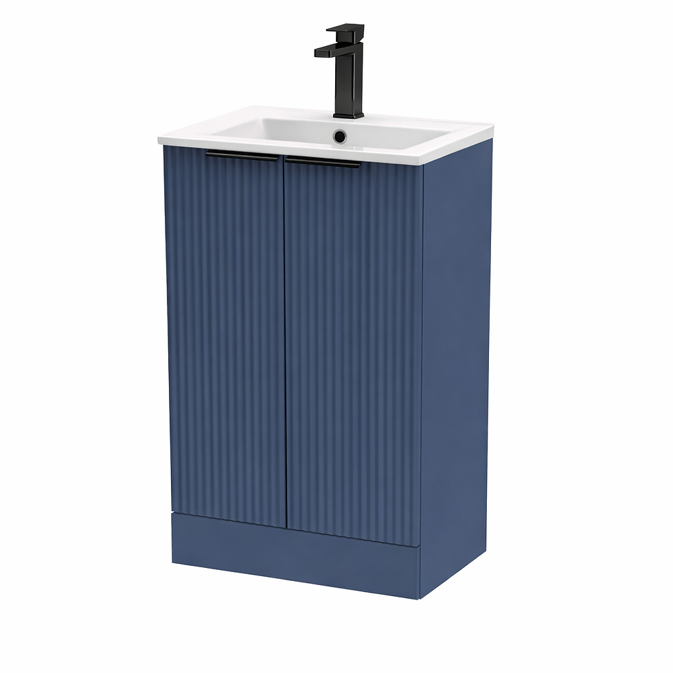 Thumbnail: Ridged 500mm Vanity Unit & Basin