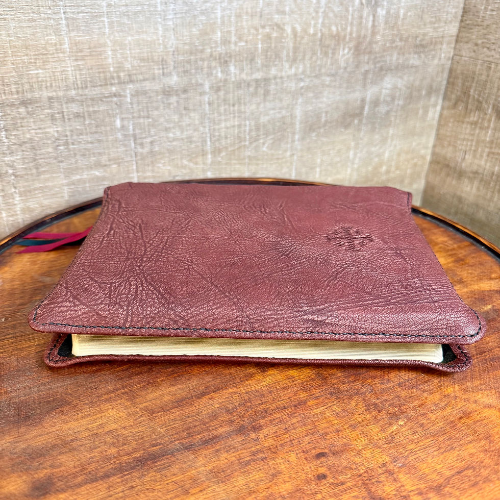 Thumbnail: NKJV Wide Margin Reference Bible Rebind in Goatskin / Lambskin