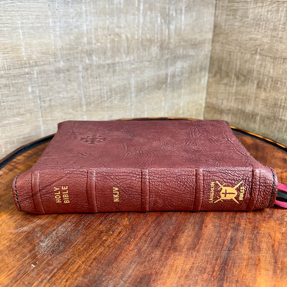 Thumbnail: NKJV Wide Margin Reference Bible Rebind in Goatskin / Lambskin