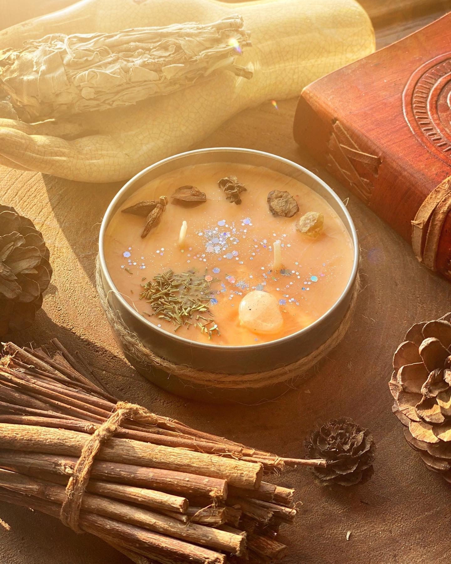 FOCUS & PRODUCTIVITY Witchy Wiccan Candle