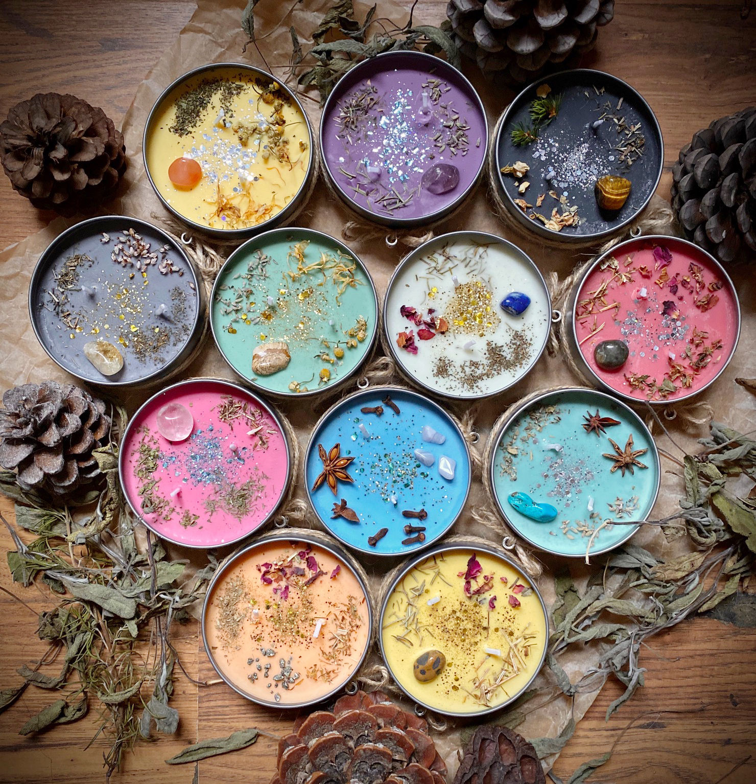 ZODIAC Witchy Wiccan Candles