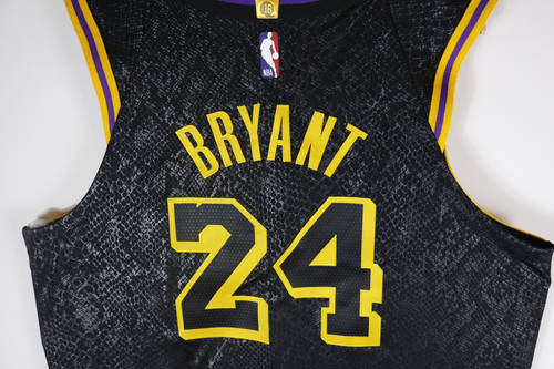Los Angeles Lakers 8/24 Kobe Bryant Black Mamba City Edition Lore