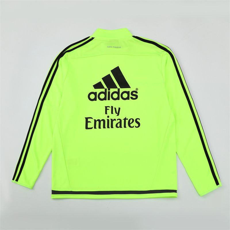 Küçük resim: Real Madrid 15/16 Yeşil Fermuarlı Sweatshirt