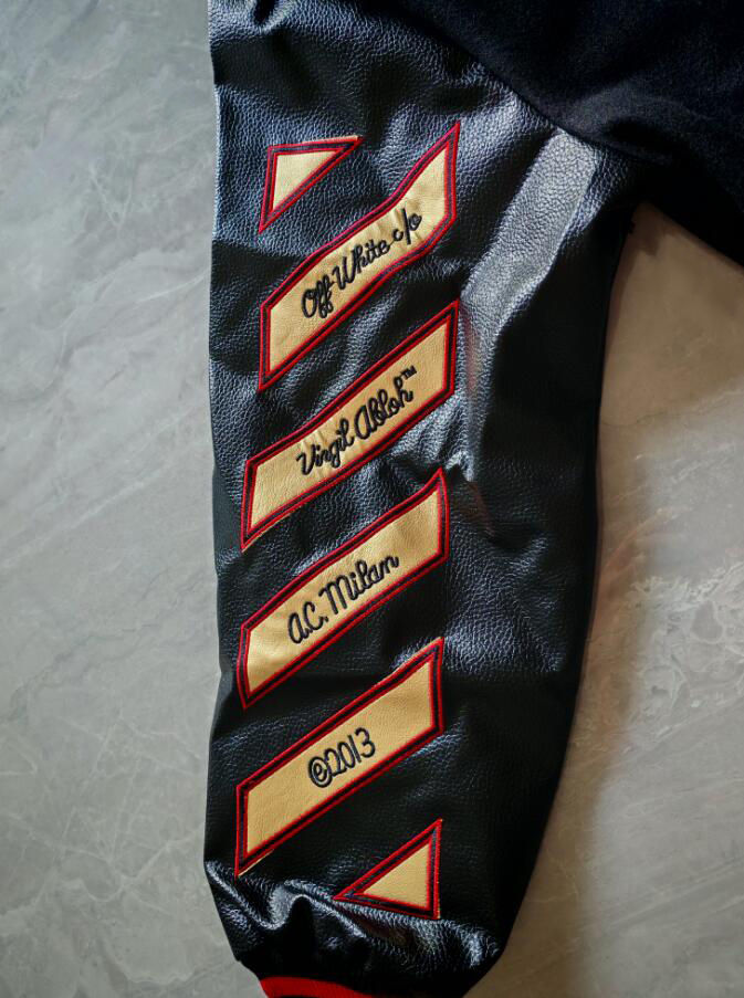 Küçük resim: AC Milan x Off-White 24/25 Siyah Bomber Ceket