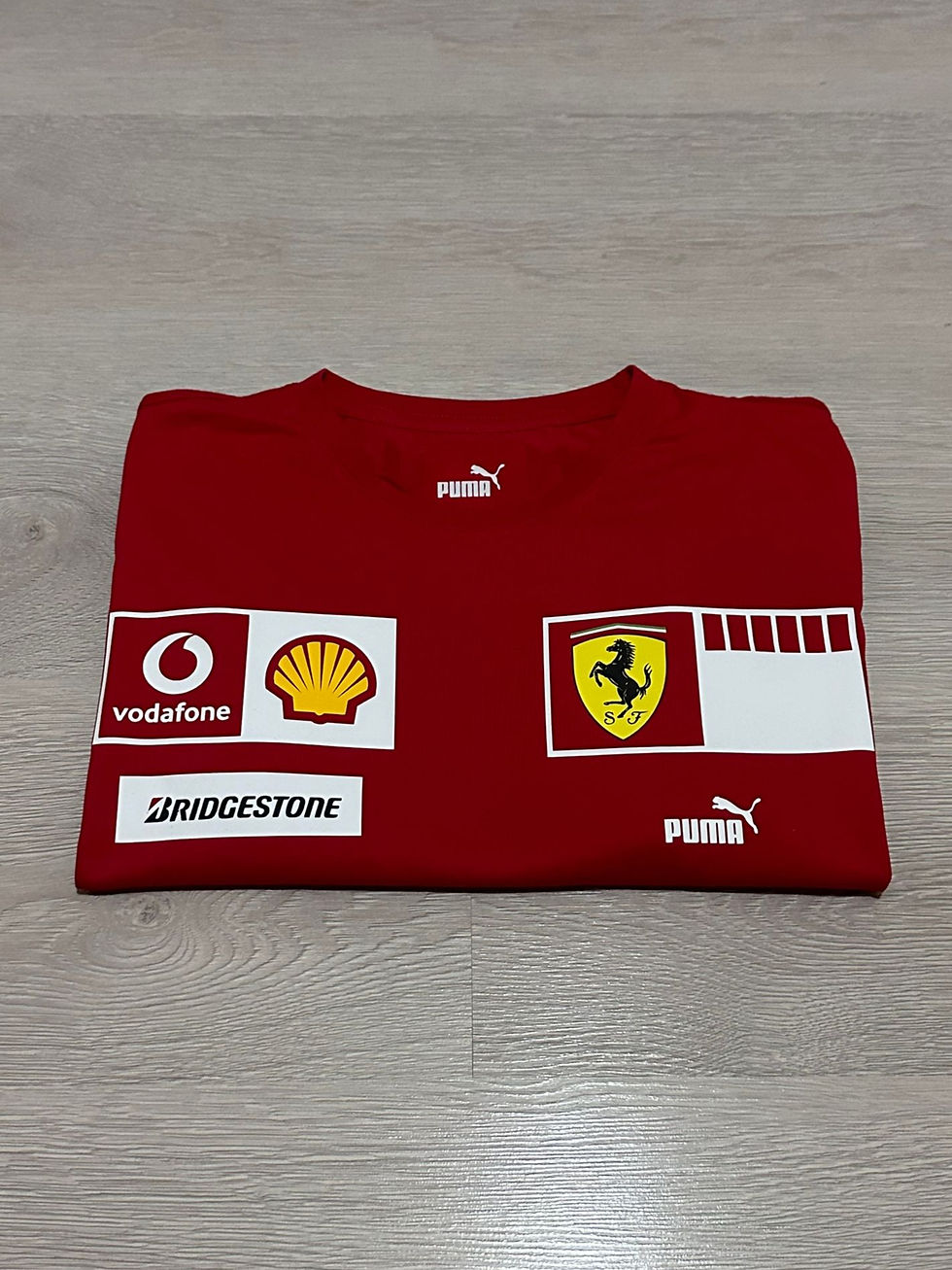 Küçük resim: Michael Schumacher x Scuderia Ferrari F1 Team Tshirt