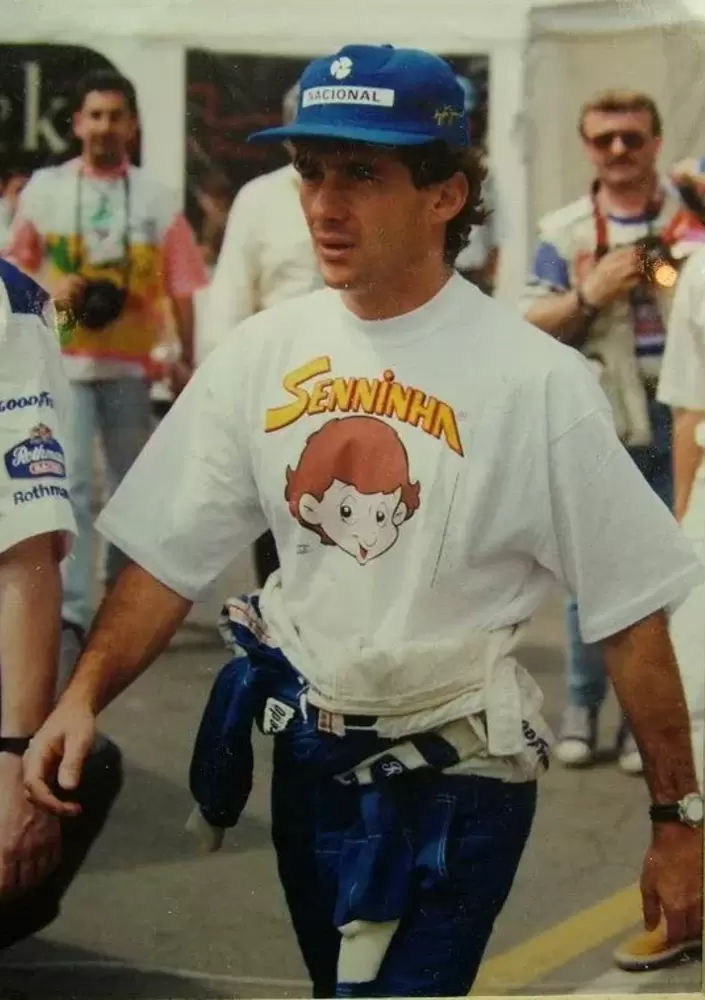 Küçük resim: Ayrton Senna Senninha Tshirt