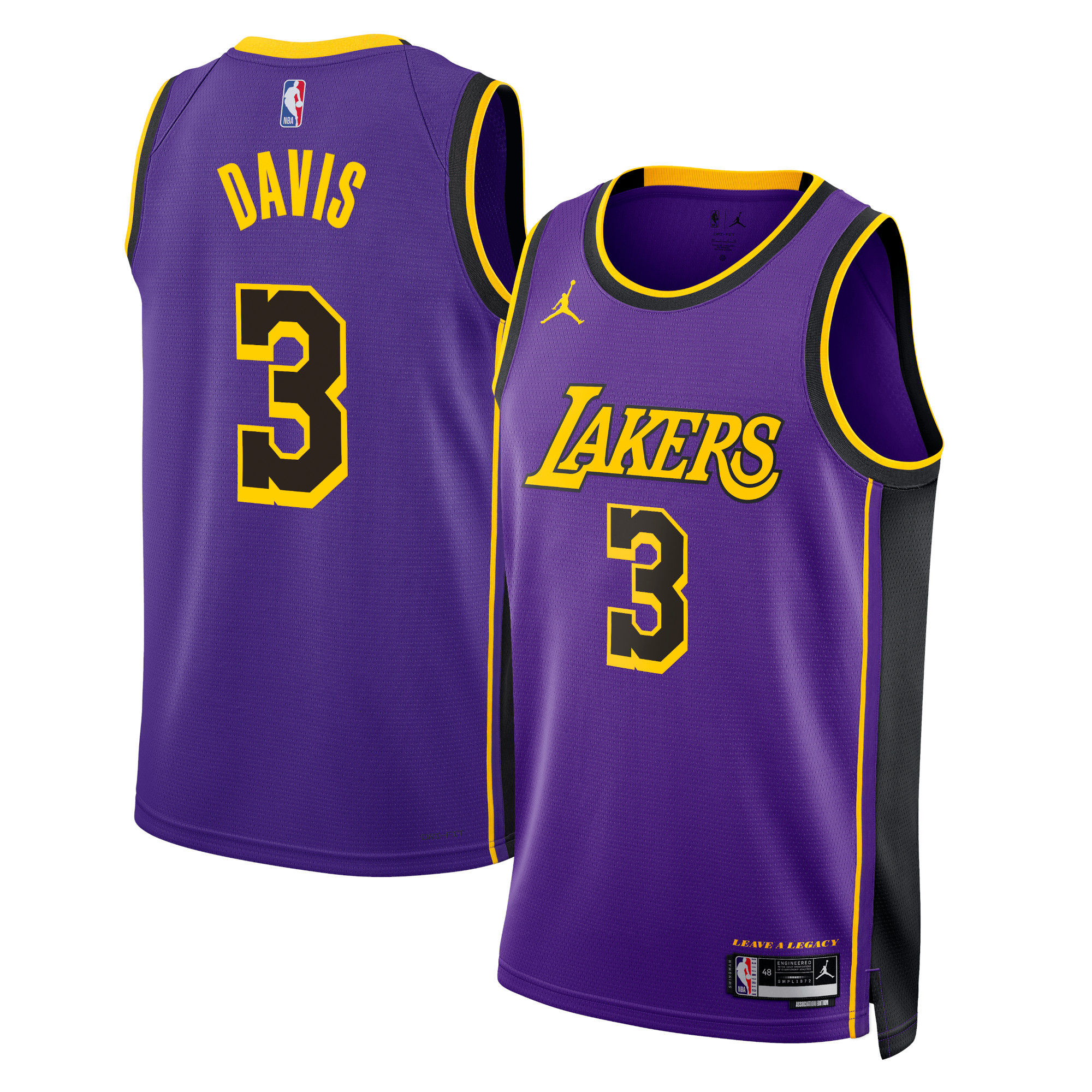 Los Angeles Lakers 23/24 Anthony Davis Mor Statement Forması