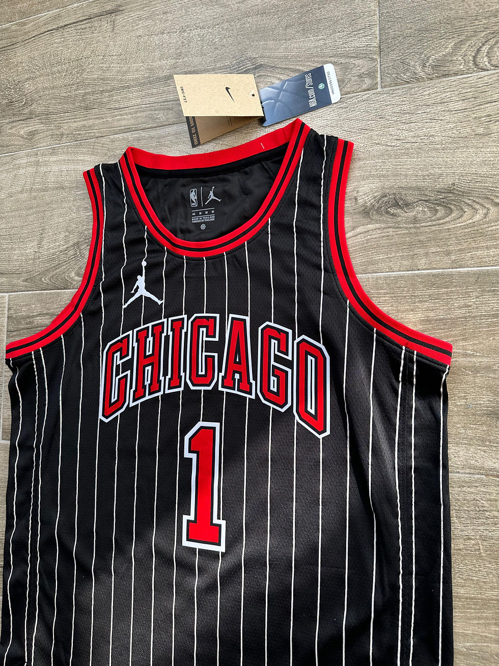 Küçük resim: Chicago Bulls Derrick Rose Statement Forması - Hemen Kargo