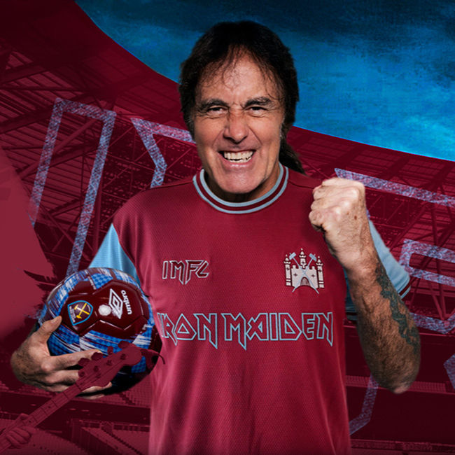 Küçük resim: West Ham United 50. Yıl Özel Iron Maiden Forması