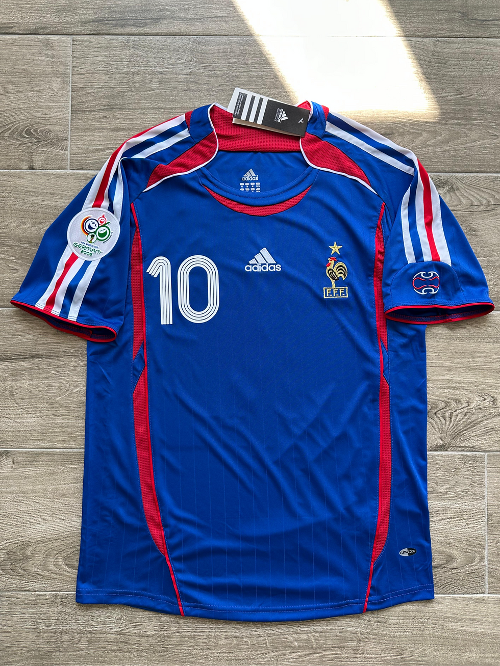 Küçük resim: Fransa 2006 Zinedine Zidane İç Saha Forması - Hemen Kargo
