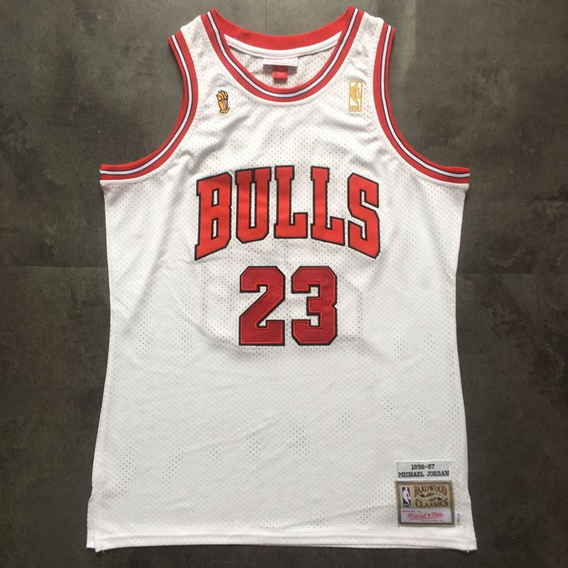 Küçük resim: Chicago Bulls 96/97 NBA Finalleri Beyaz Forması
