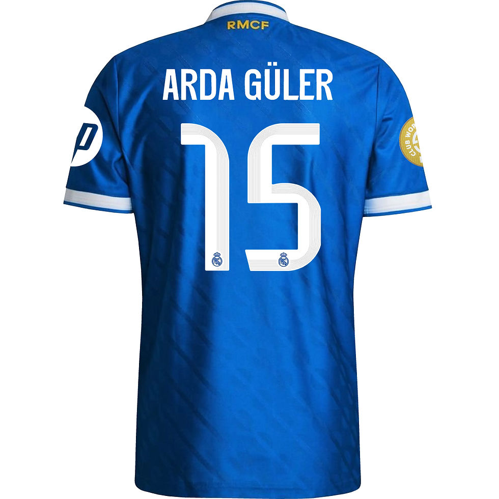 Real Madrid 25/26 Arda Güler Alternatif Forması