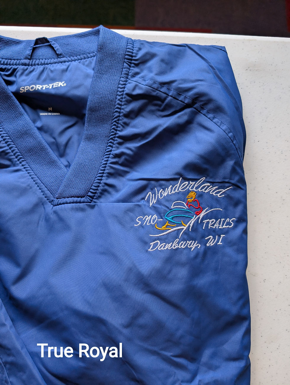 Wind Shirt with Snowmobile Logo