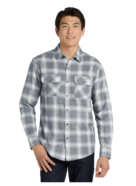 Thumbnail: Lightweight Flannel Shirt with Logo