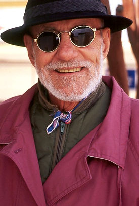 This is "crocodile Harry", a famous character who lives in the opal mining town of coober pedy