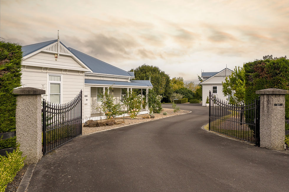 Entrance to Tamahere Villa