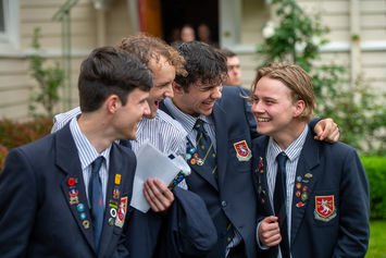 Students graduating from St Peter's School, Cambridge.