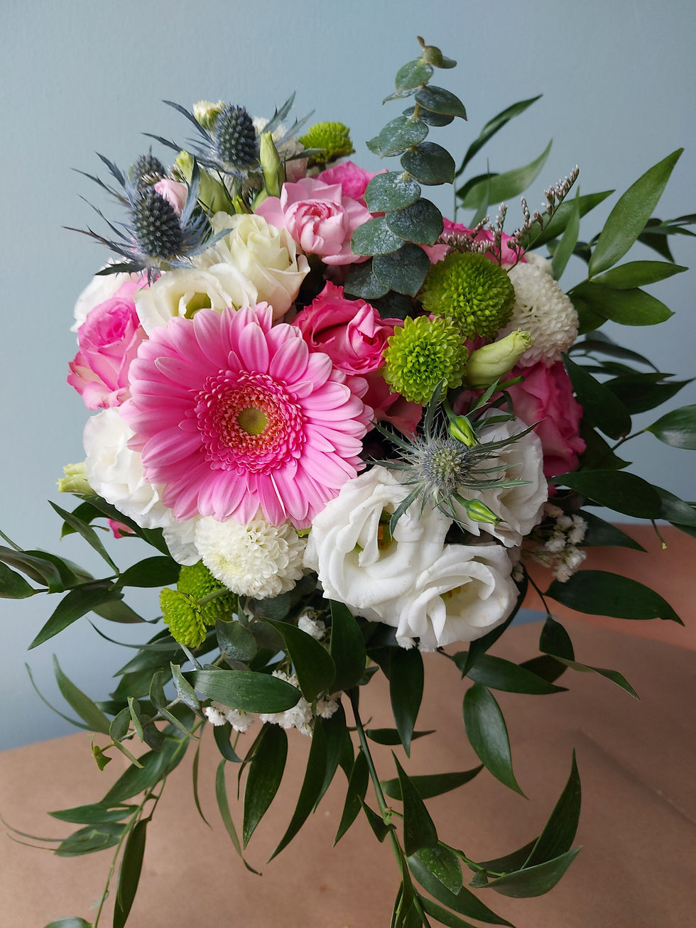 Hand tied bouquet for weddings or proms! We do micro weddings and deliver to Goderich and area!