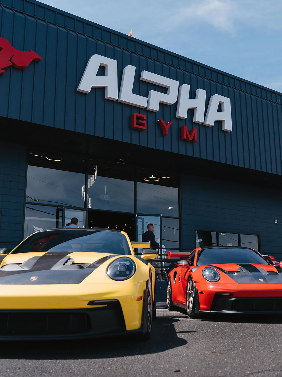 Cars & Fitness Collide at Alpha Gym Ocean Township