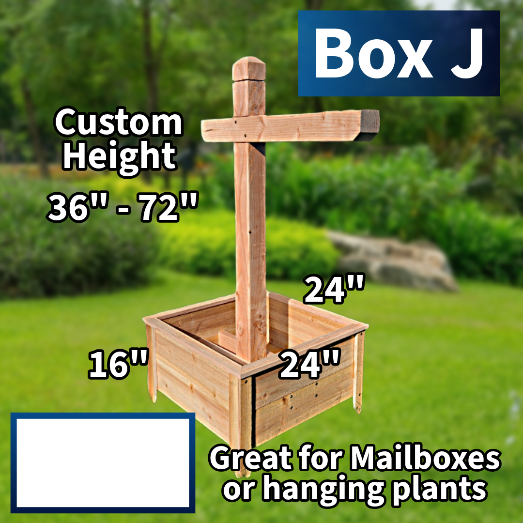 Mailbox Post Planter
