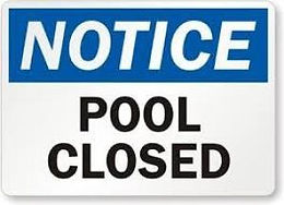 School pool closed this weekend, February 27 and 28th