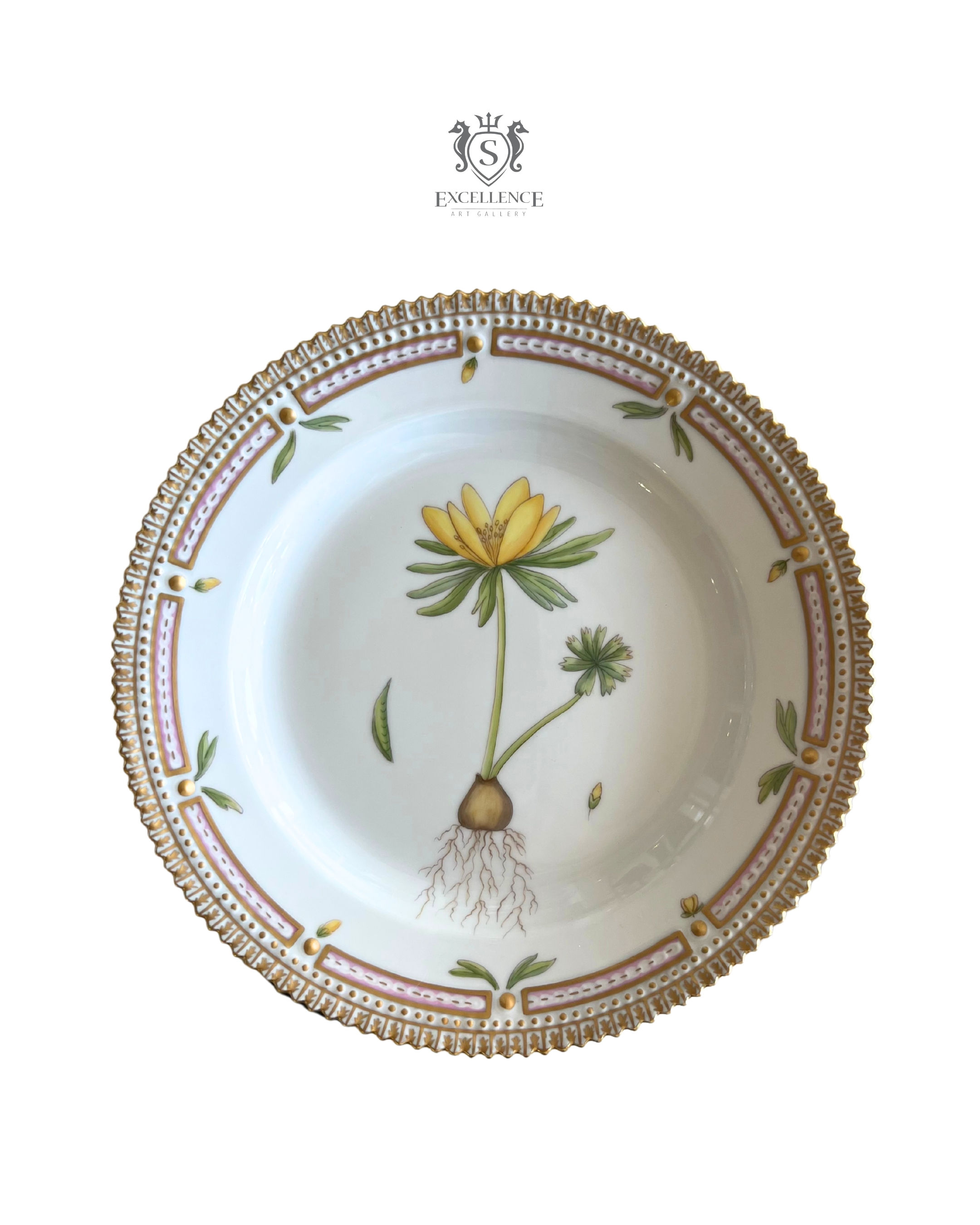 Royal Copenhagen Flora Danica Salad plate n° 20/3573 Diameter 19.2 cm