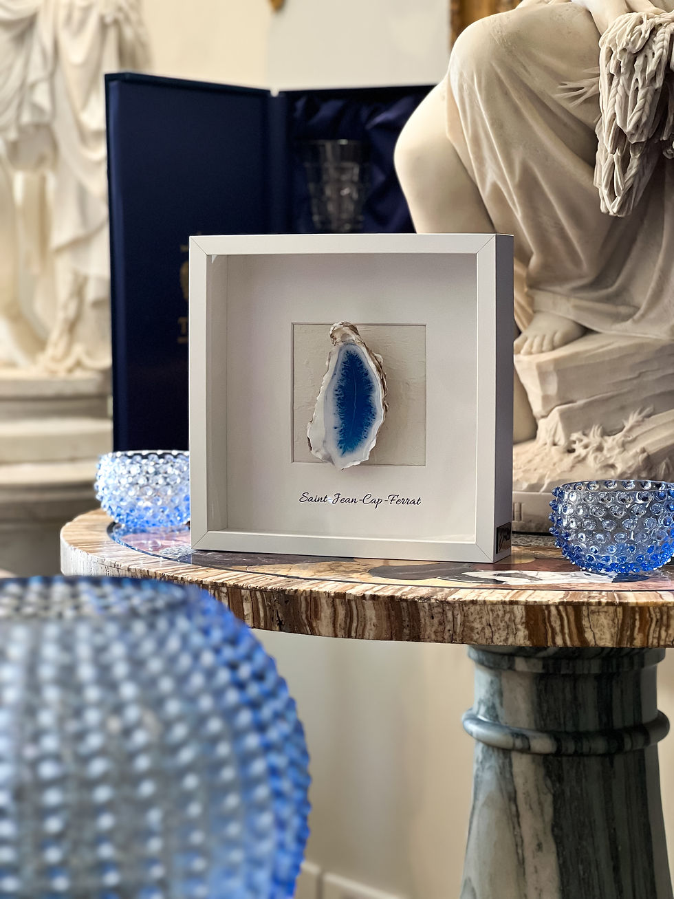 Thumbnail: Natural Oyster in a frame, 27cm x 6cm x 27cm