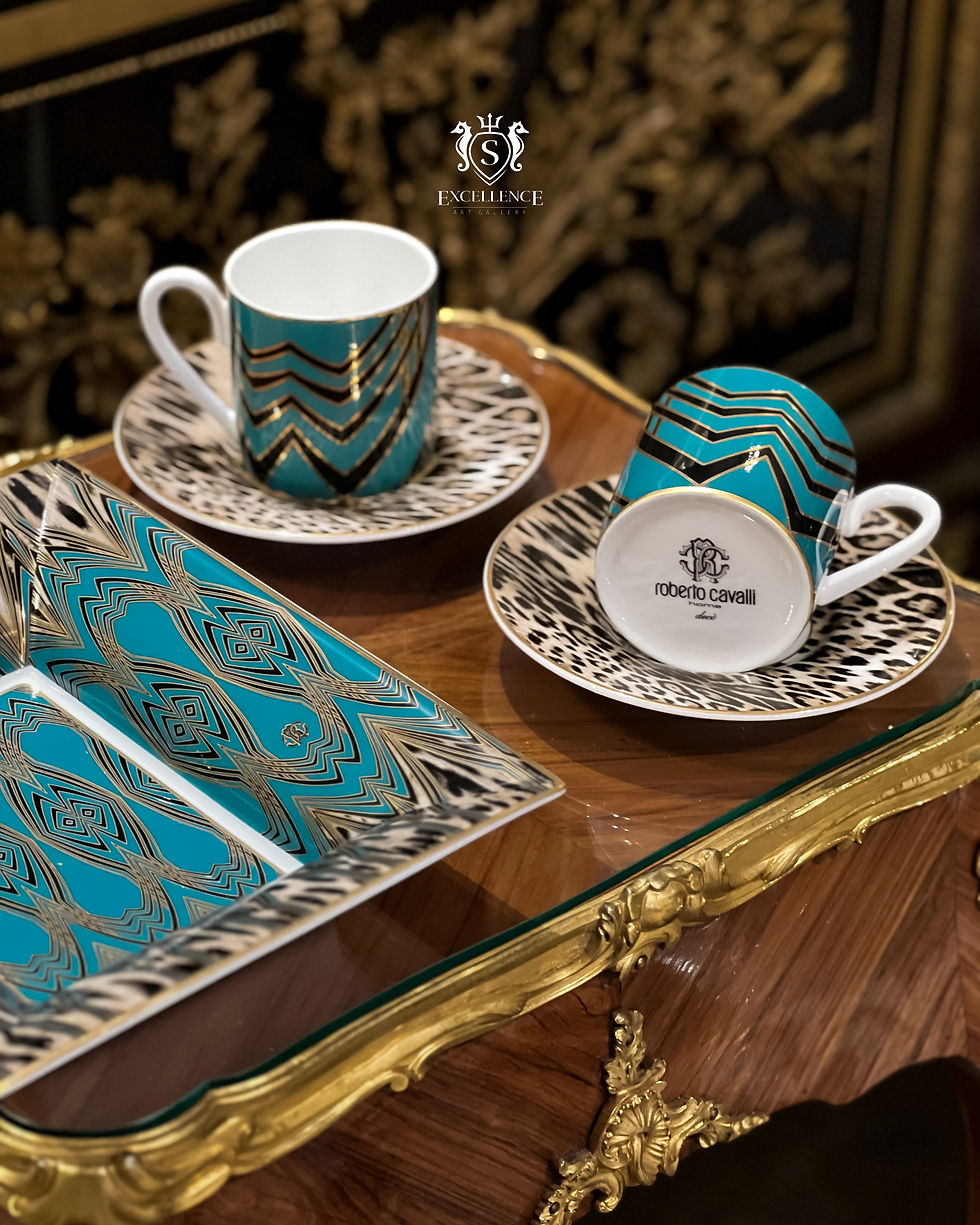 Miniature : Roberto Cavalli Home - set de 2 tasses à café avec soucoupe Deco