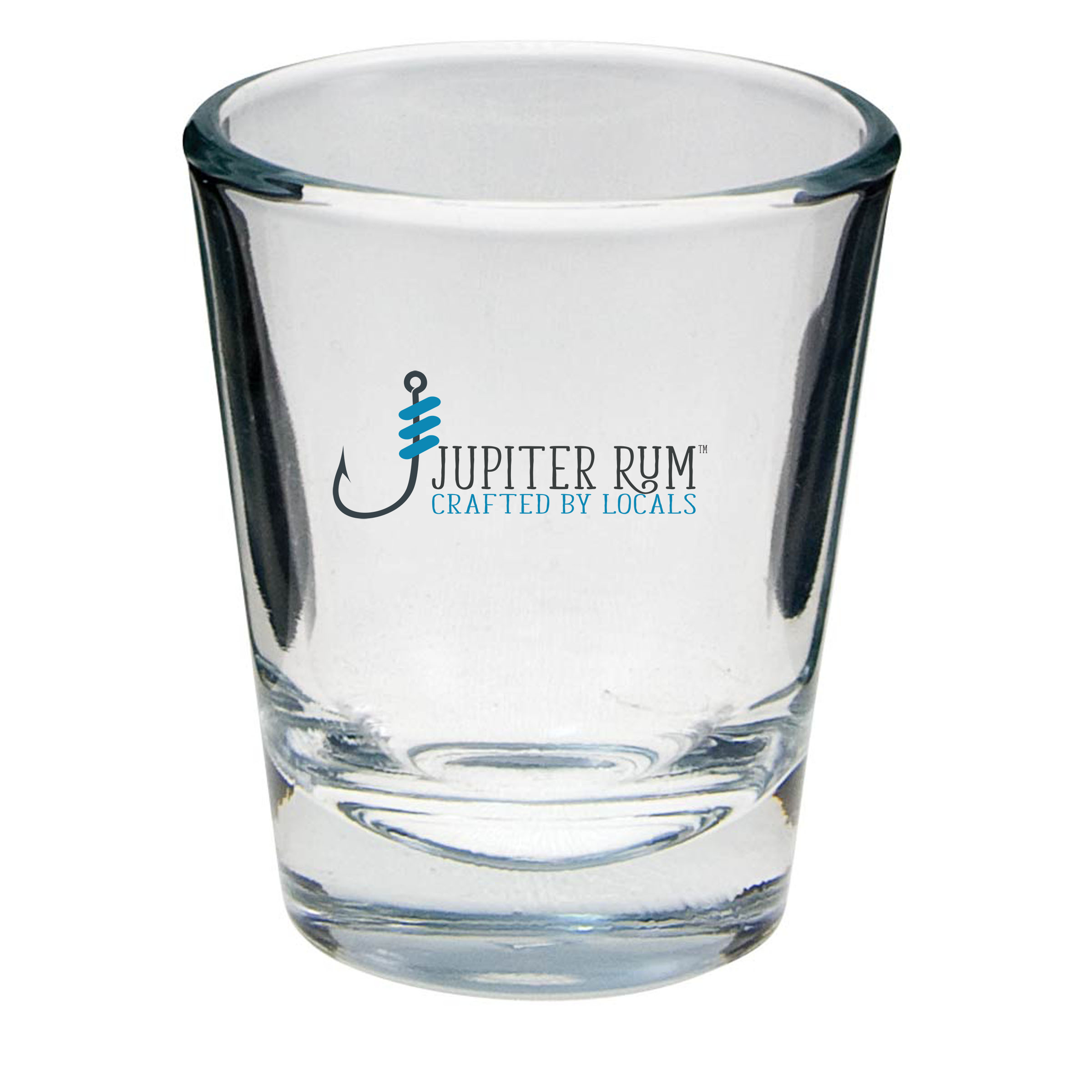 Single Shot Glass with Hook Logo
